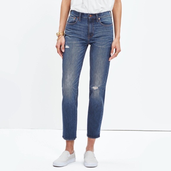 Madewell Straight Crop Jeans Flash 